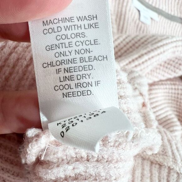 J Jill Sweater Waffle Knit Womens Large Buttons Long Sleeve Pink Loose fit - Picture 6 of 9